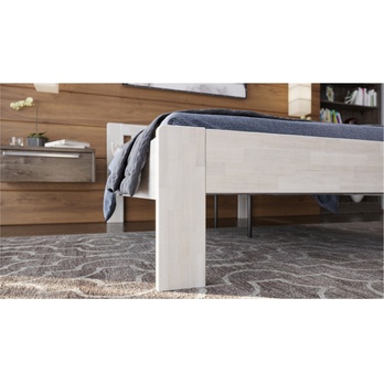 Posteľ GERDA II buk/biela, 140x200 cm 6