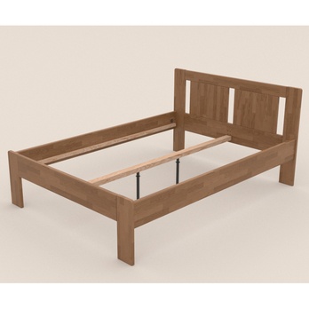 Posteľ GERDA II dub/svetlý orech, 140x200 cm 2