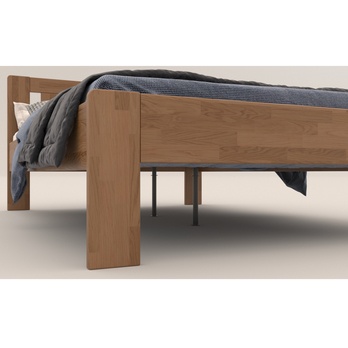 Posteľ GERDA II dub/svetlý orech, 140x200 cm 3