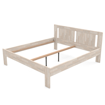 Posteľ GERDA II buk/biela, 160x200 cm 2