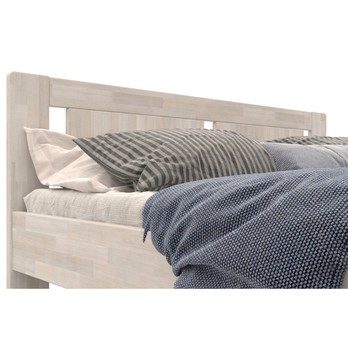 Posteľ GERDA II buk/biela, 160x200 cm 3