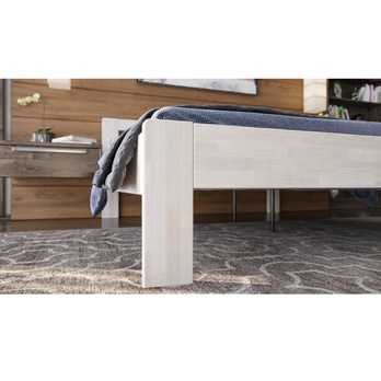 Posteľ GERDA II buk/biela, 160x200 cm 5