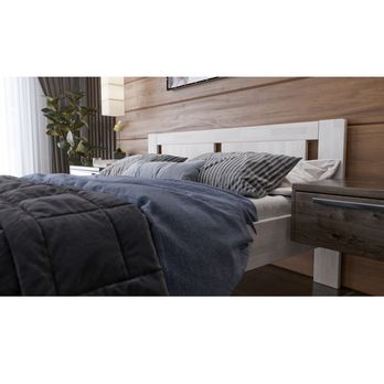 Posteľ GERDA II buk/biela, 160x200 cm 6