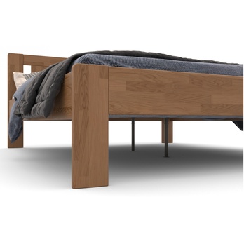 Posteľ GERDA II dub/svetlý orech, 160x200 cm 6