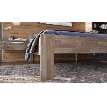 Posteľ GERDA II buk/sivá, 180x200 cm 4