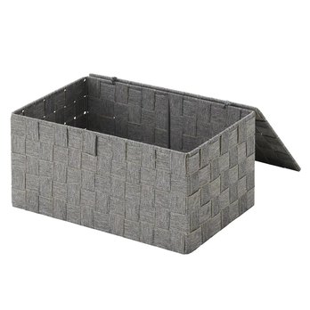 Sada úložných boxov GIBSON sivá, sada 2 ks 3