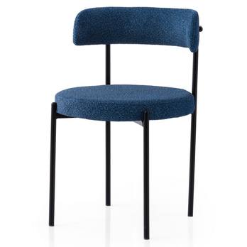 Jedálenská stolička GINI tmavomodrá, sada 2 ks 1