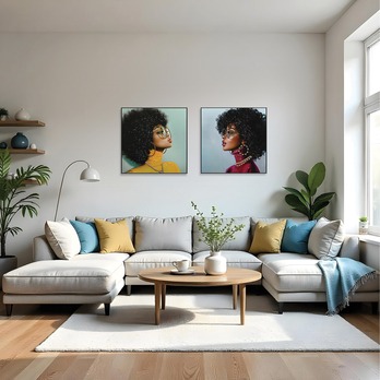 Obraz  GIRL XIII 82x82 cm 1