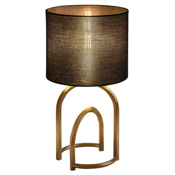 Stolná lampa GISAYA čierna/zlatá 2