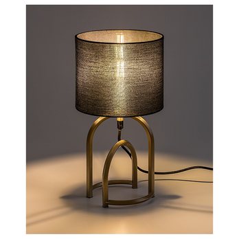 Stolná lampa GISAYA čierna/zlatá 1
