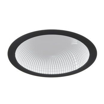 Stropné LED svietidlo GLACE čierna/biela 2