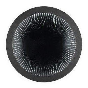 Stropné LED svietidlo GLACE čierna/biela 6