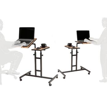 Stôl na notebook GLEN 4 borovica atlantic/čierna 3