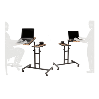 Stôl na notebook GLEN borovica atlantic/čierna 5