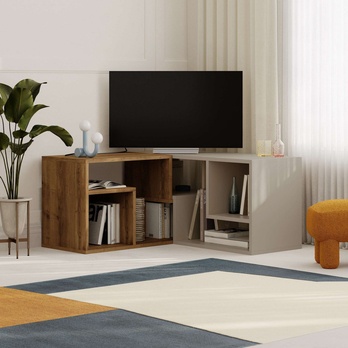 TV stolík GLIS sivá/borovica atlantic 3