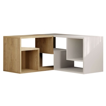 TV stolík GLIS dub/biela 2