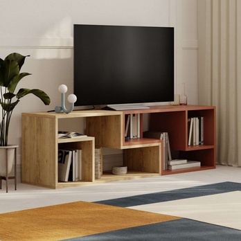 TV stolík GLIS dub/škoricová 1