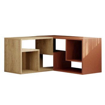 TV stolík GLIS dub/škoricová 2