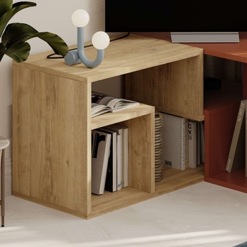 TV stolík GLIS dub/škoricová 4