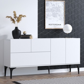 Komoda GLISE biela 1