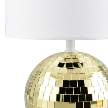 Stolná lampa GLITZA biela/zlatá 1