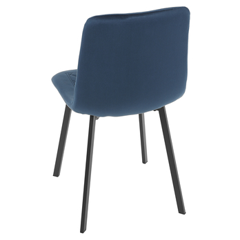 Jedálenská stolička GLORY modrá/čierna 1