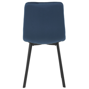 Jedálenská stolička GLORY modrá/čierna 2