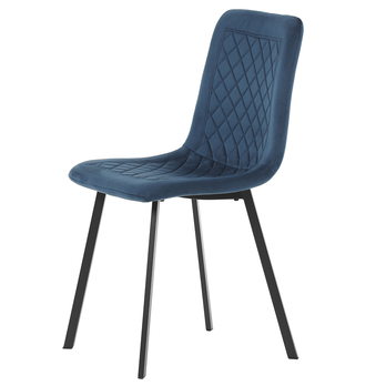 Jedálenská stolička GLORY modrá/čierna 5