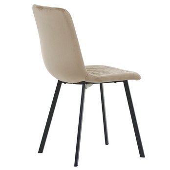 Jedálenská stolička GLORY béžová/čierna 2