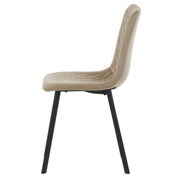 Jedálenská stolička GLORY béžová/čierna 3