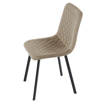 Jedálenská stolička GLORY béžová/čierna 4
