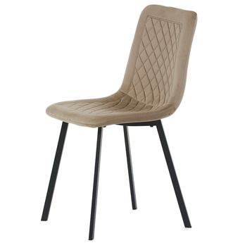 Jedálenská stolička GLORY béžová/čierna 6