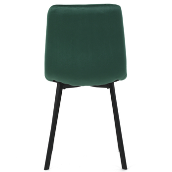 Jedálenská stolička GLORY zelená/čierna 1
