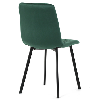 Jedálenská stolička GLORY zelená/čierna 2