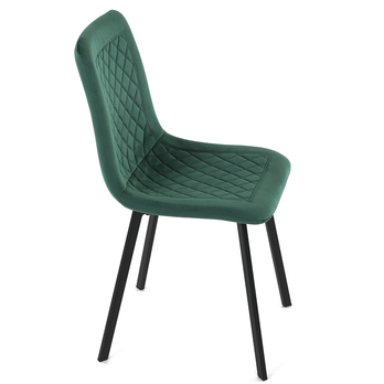 Jedálenská stolička GLORY zelená/čierna 4