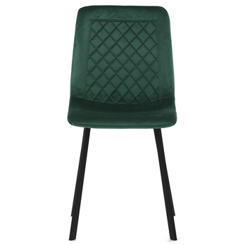 Jedálenská stolička GLORY zelená/čierna 5