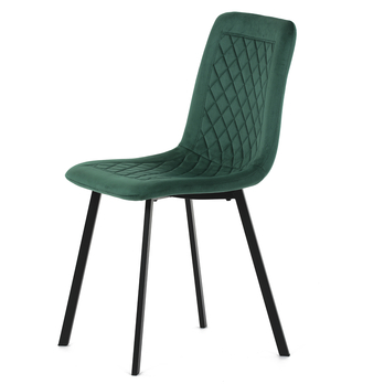 Jedálenská stolička GLORY zelená/čierna 6