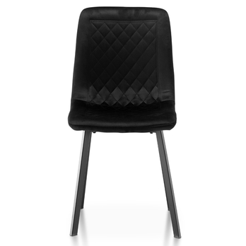 Jedálenská stolička GLORY čierna 1
