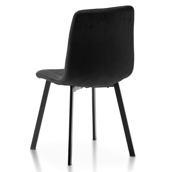 Jedálenská stolička GLORY čierna 3