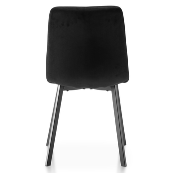 Jedálenská stolička GLORY čierna 4