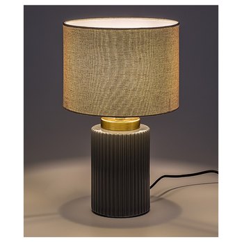 Stolná lampa GLOVY sivá/biela 1