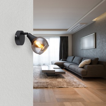 Bodové svietidlo GLYPTAR 1 čierna 1