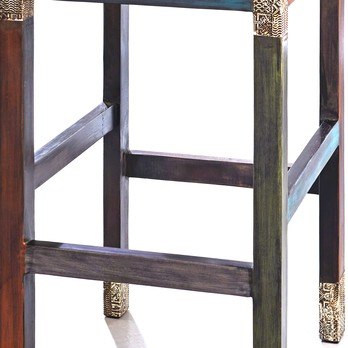 Barová stolička GOA mangovník/akácia/kovové aplikácie 4