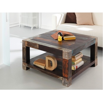 Konferenčný stolík GOA mangovník/akácia, šírka 80 cm 1