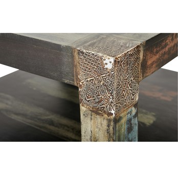 Konferenčný stolík GOA mangovník/akácia, šírka 80 cm 2