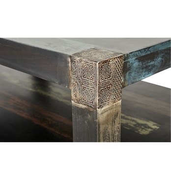 Konferenčný stolík GOA mangovník/akácia, šírka 120 cm 3