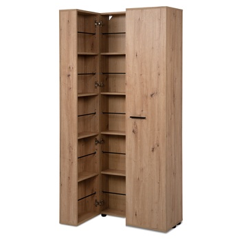 Skriňa na topánky GOFFI dub artisan 1