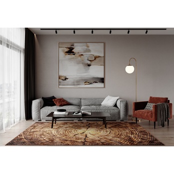 Koberec GOLD hnedý peň, 80x150 cm 1