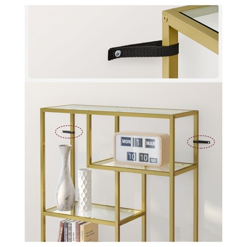 Regál GOLDI 4 zlatá 2