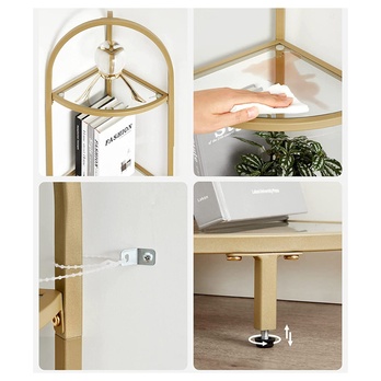 Regál GOLDI 5 zlatá 2